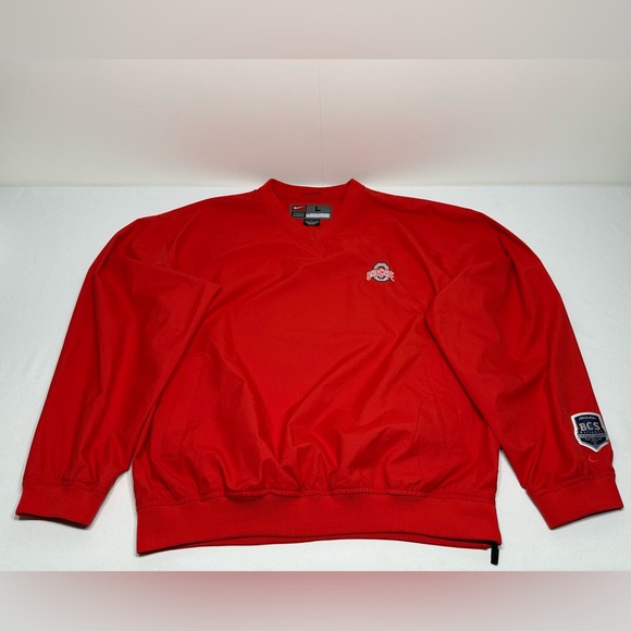 Ohio State Buckeyes Nike Jacket Men's L 2008 BCS Championship Windbreaker Jacket - Picture 1 of 10